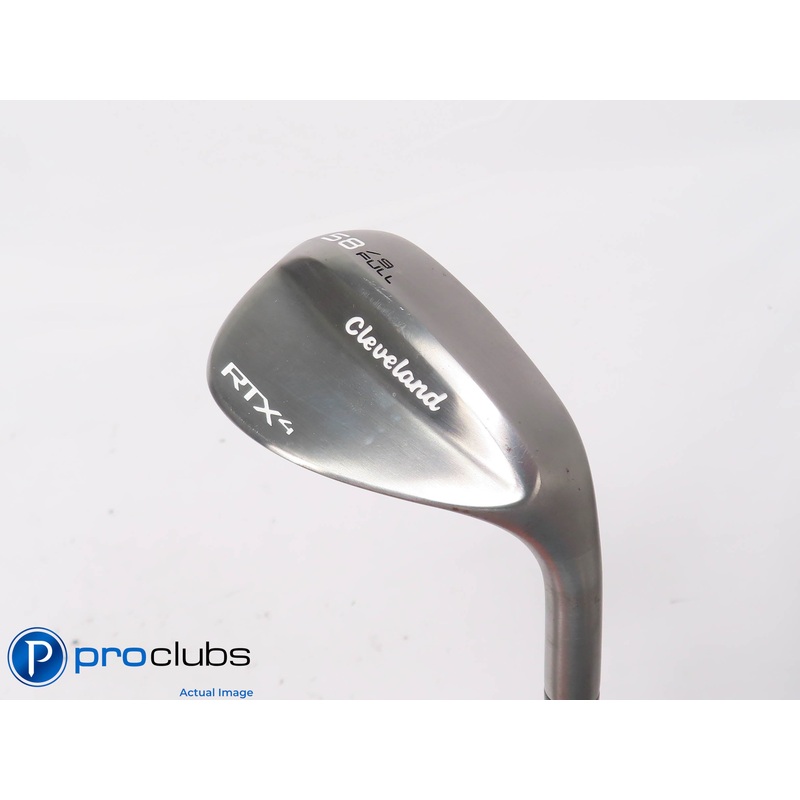 New! Cleveland RTX4 Raw FULL 58*(9*) Wedge – KBS Tour Custom X-Flex – 446639