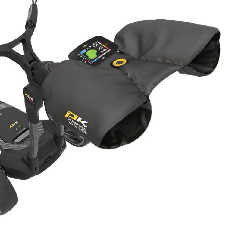 Powakaddy Winter Golf Trolley Mittens – Black
