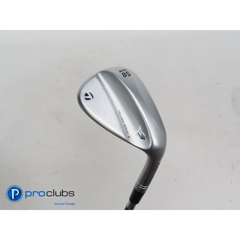 TaylorMade Milled Grind 3 Chrome LB 58*(8*) WEDGE – DG S200 Stiff Flex – 370359