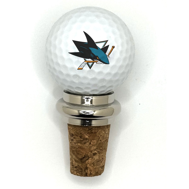 Team Golf SJ Sharks Cork Wine Stopper
