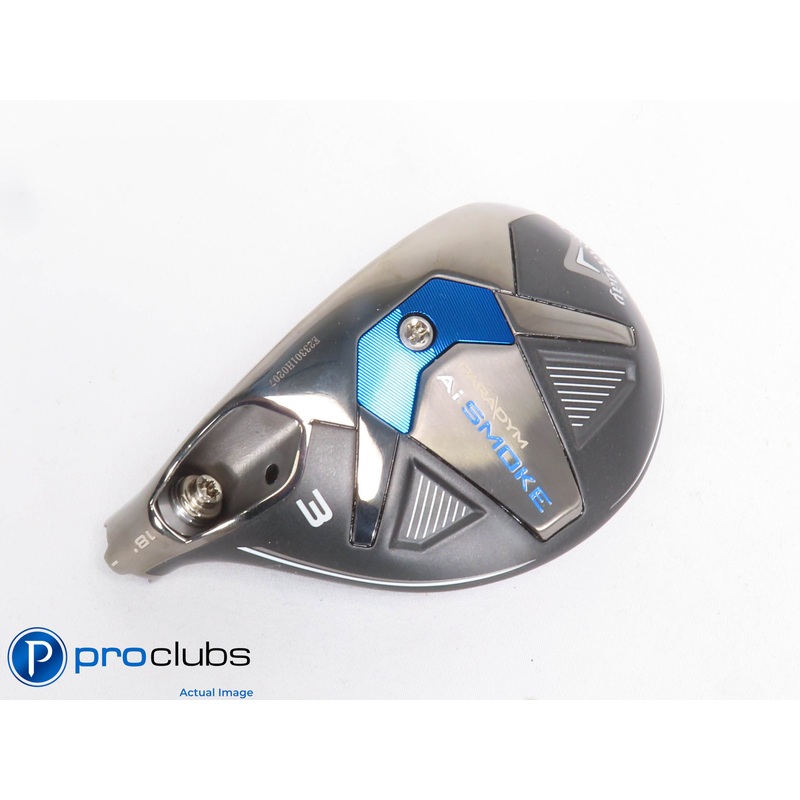 Left Handed Callaway PARADYM Ai Smoke 18* 3 Hybrid – Head Only – L/H – 429145