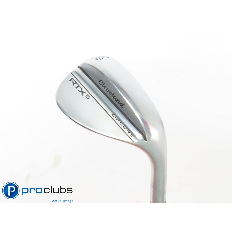 Nice Cleveland RTX-6 Chrome 58*(12*) WEDGE FULL-Grind Spinner Wedge Flex 435287