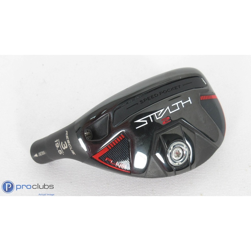 Nice! Left Hand TaylorMade Stealth-2 Plus 19.5* – 3 Hybrid – Head Only – 379700