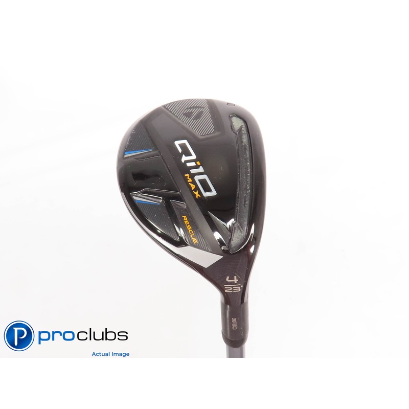Nice TaylorMade Qi10 MAX 23* 4 HYBRID – Fujikura Pro 2.0 6R2 Senior Flex 438261