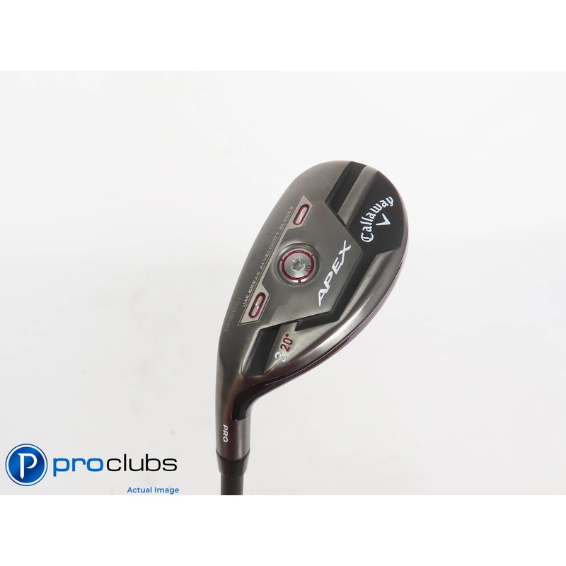 Left Handed Callaway 21′ Apex Pro 20* 3 Hybrid – MMT HY 80g Stiff Flex – 399620