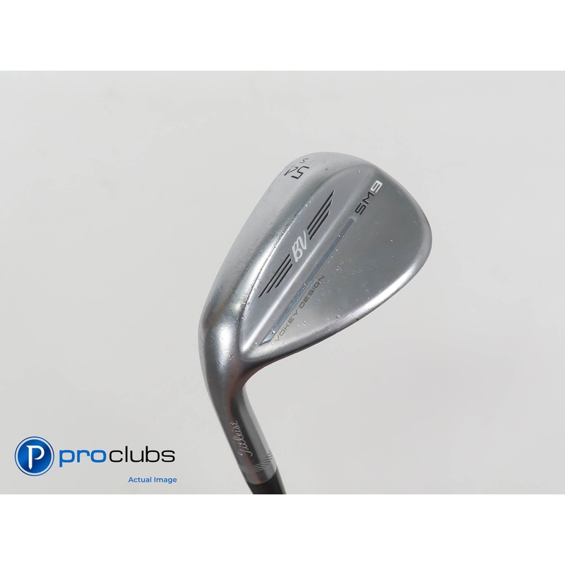Left Handed Titleist Vokey SM9 Tour Chrome S-Grind 54*(10*) Wedge – Stiff 398244