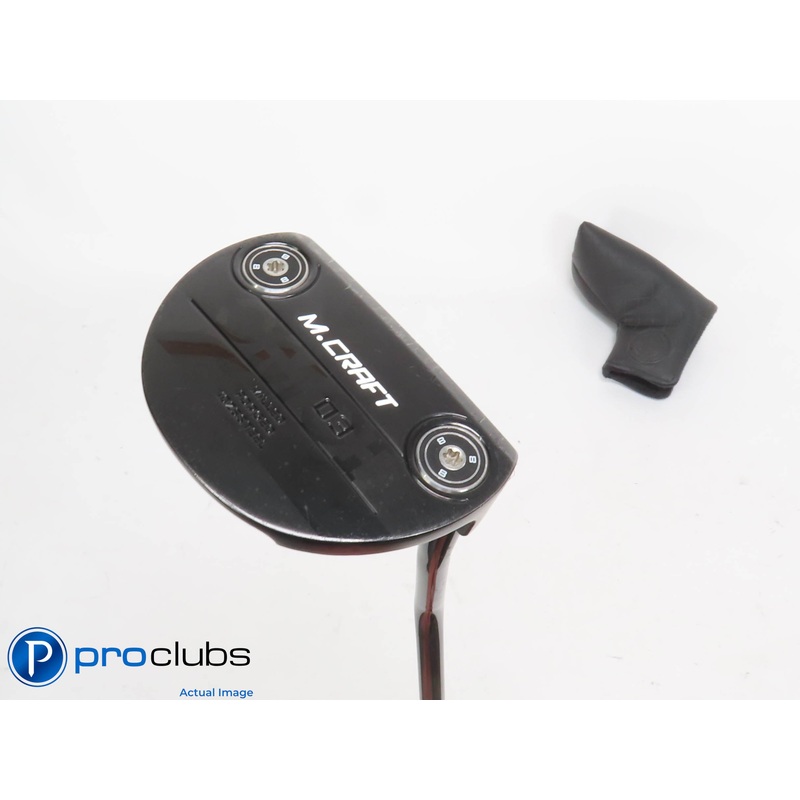 Mizuno M-CRAFT OMOI 03 Black 35.5″ Putter w/Cover – 419294