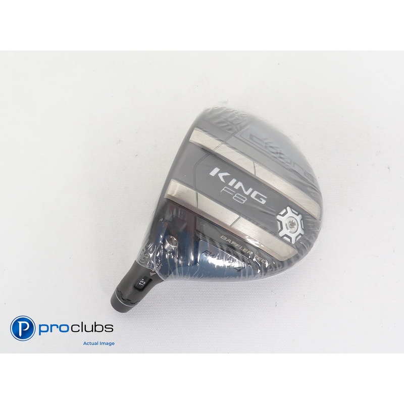 New! Left Handed Tour Issue Cobra KING F8 13*-16* 3-4 Wood Head w/Adapter 314566