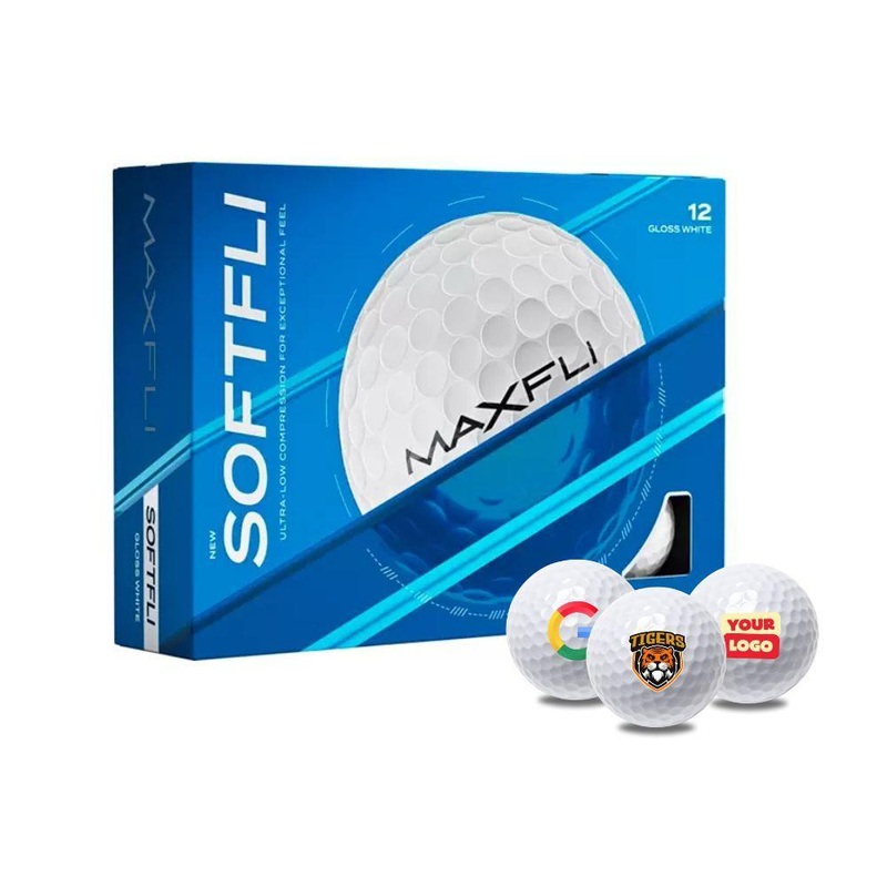 Custom Logo Maxfli Softfli Golf Balls – 2025