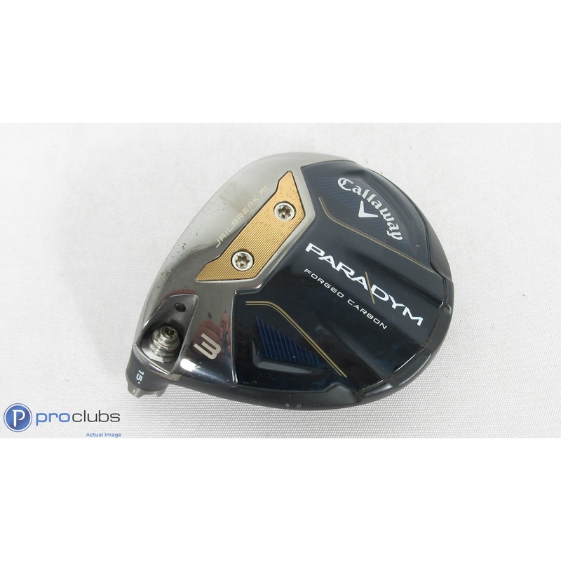 Left Hand Callaway Paradym 15* – 3 Wood – Head Only – L/H 401895
