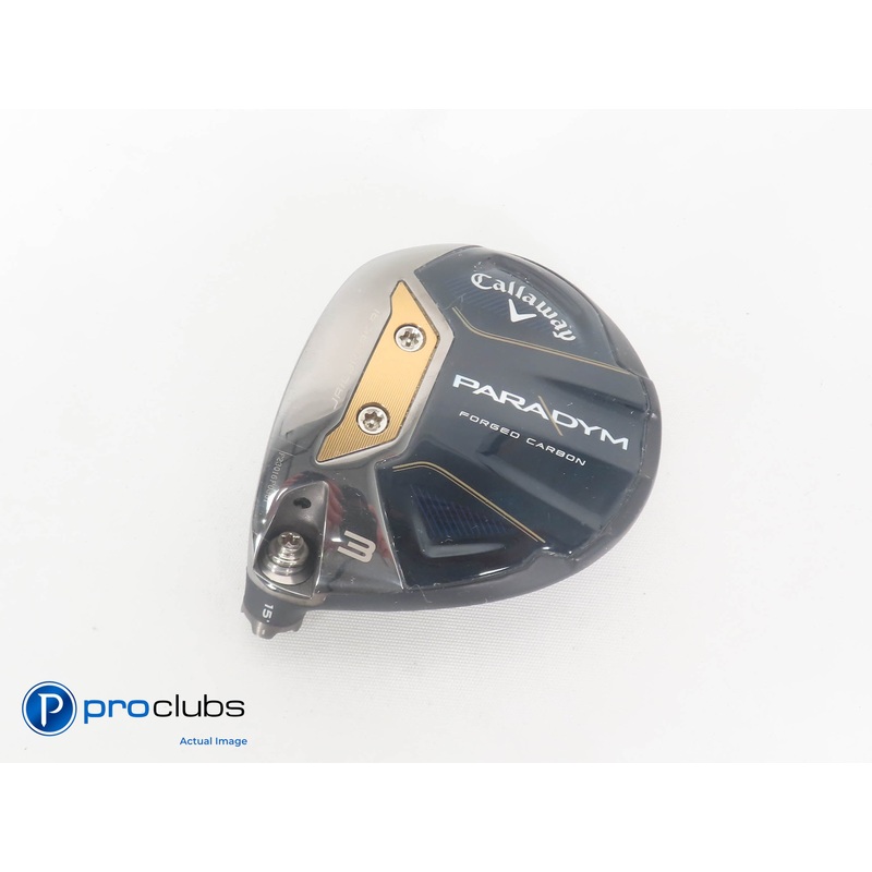 Left Handed Callaway Paradym 15* 3 Wood – Head Only – L/H – 382101