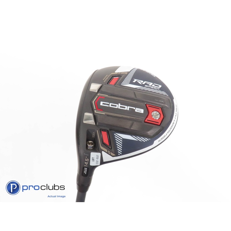 Nice Left Handed Cobra RAD Speed 14.5* 3 WOOD Peacoat- HZRDUS Stiff Flex 375946
