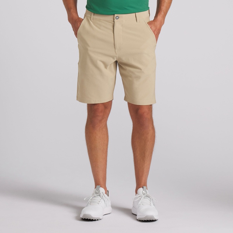 101 Solid 9″ Golf Shorts | Prairie Tan