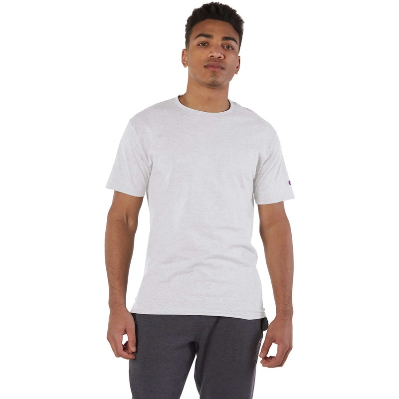 Custom Logo Champion Adult 6 oz Short Sleeve T-Shirt – Mens