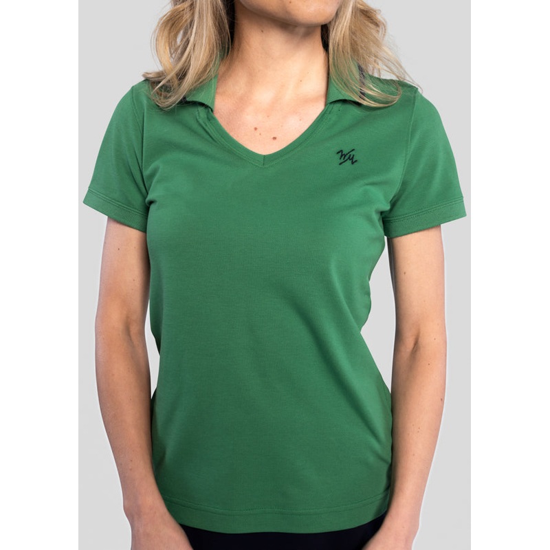 Murray Classic Women’s V-Neck Pique Polo