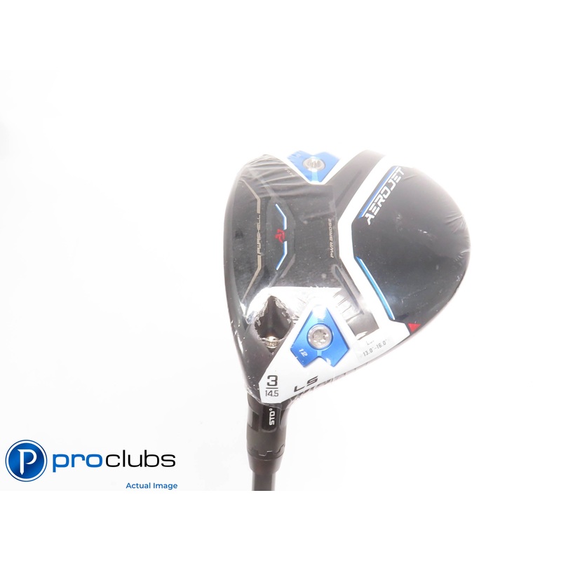 New! Left Handed Cobra Aerojet LS 14.5* 3 Wood – Kai’li White 70S Stiff – 426656