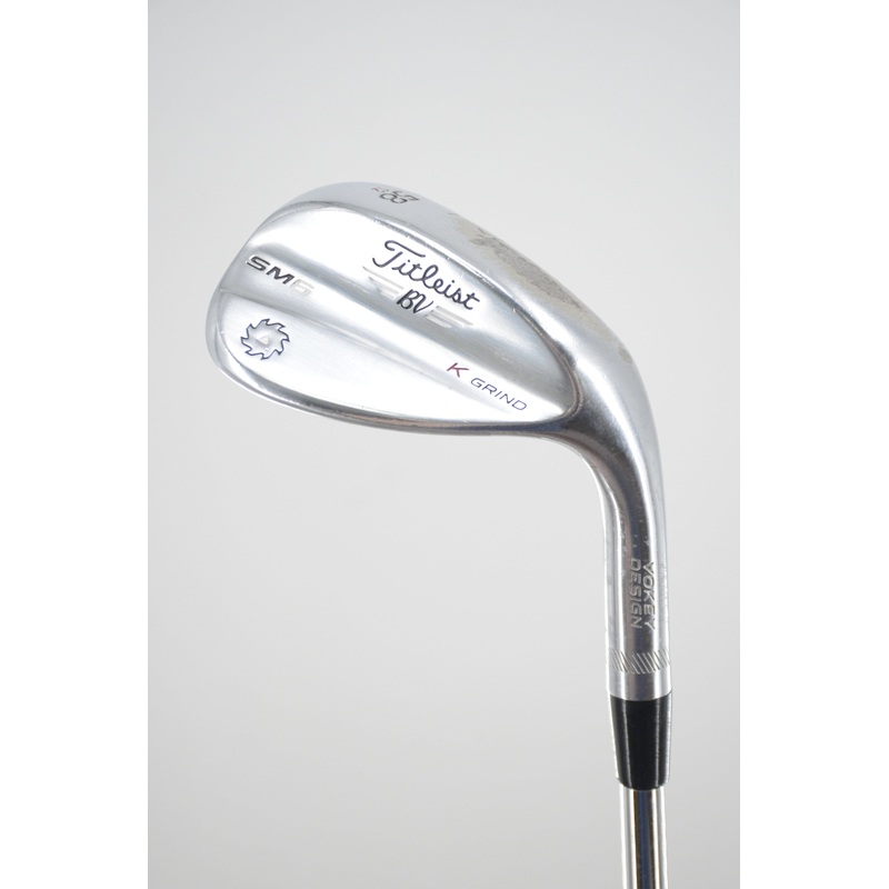 Titleist Vokey SM6 Tour Chrome 58 Degree Wedge S Flex 34.75″