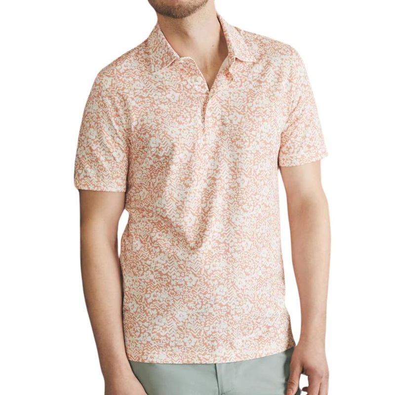 Faherty Men’s Movement Short-Sleeve Pique Polo