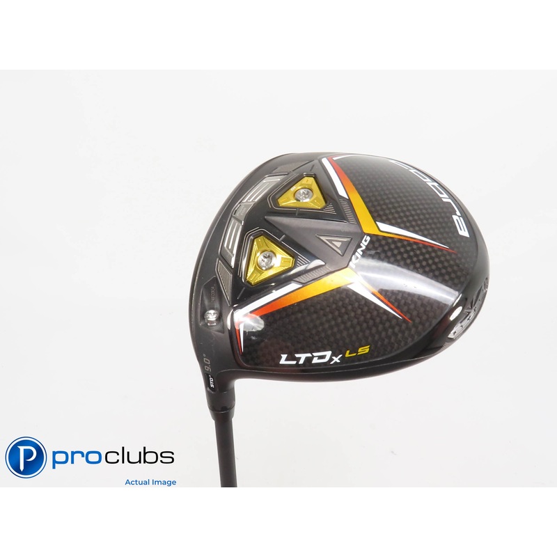 Left Handed COBRA LTD LS 9* DRIVER Blk/Gld – Cypher 50 Stiff Flex – 410671