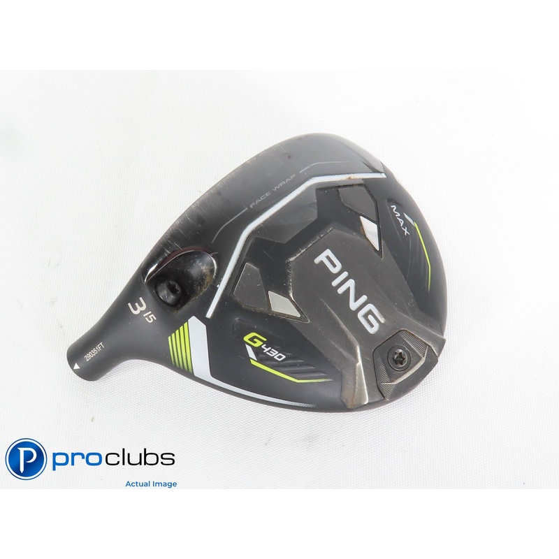 Left Handed Ping G430 MAX 15* 3 Wood – Head Only – L/H – 434625