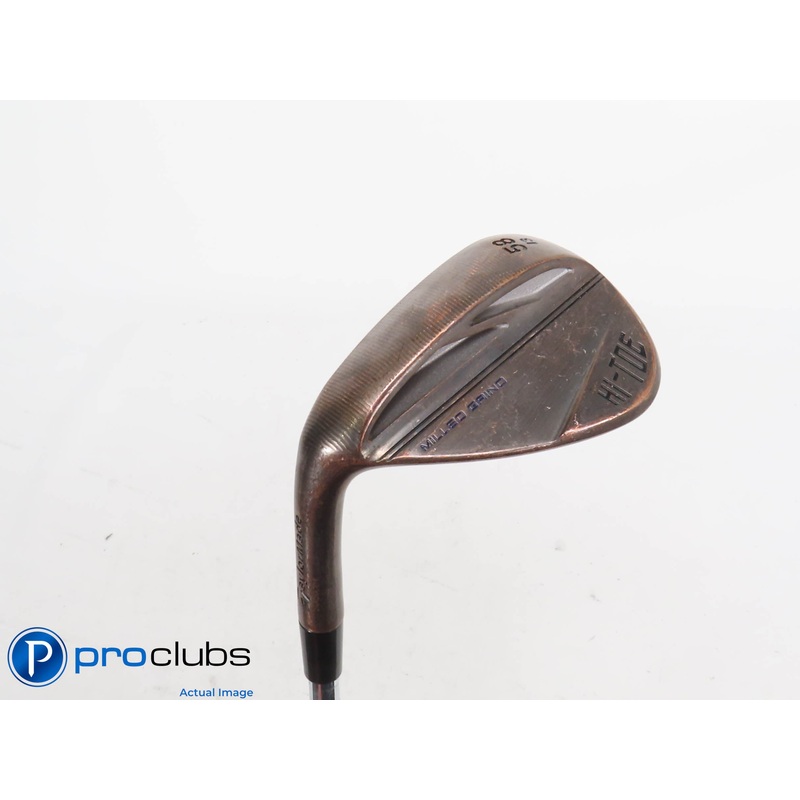 Nice Left Handed TaylorMade Milled Grind HI-TOE 58*(13*) WEDGE Wedge Flex 412039