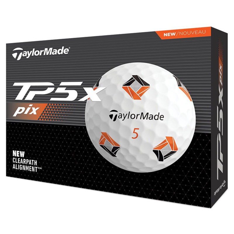 Taylormade TP5x PIX Golf Balls – White