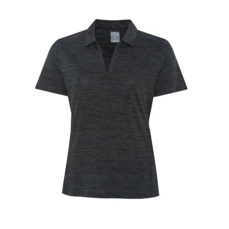 Callaway Broken Stripe Textured Polo – Womens