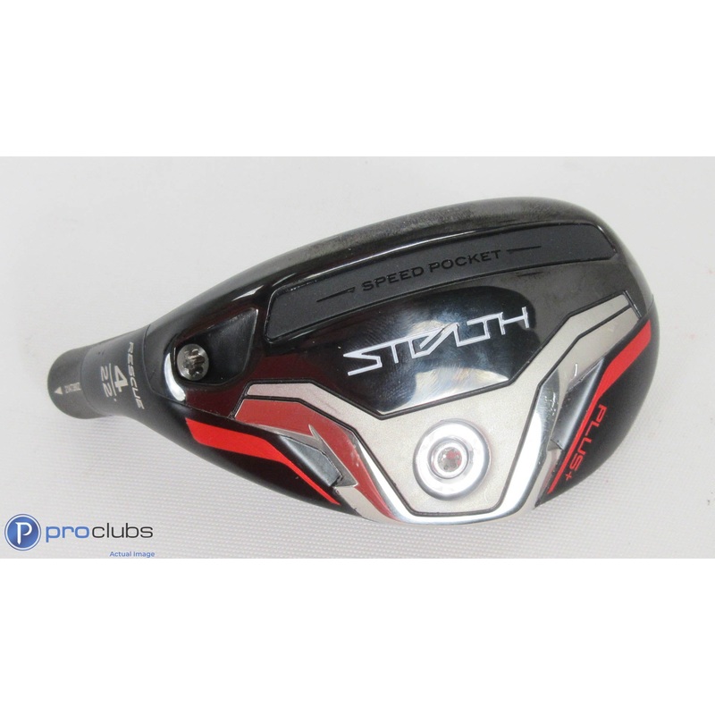 Mint! Left Handed TaylorMade Stealth Plus+ Rescue 22* 4 Hybrid Head Only 363233