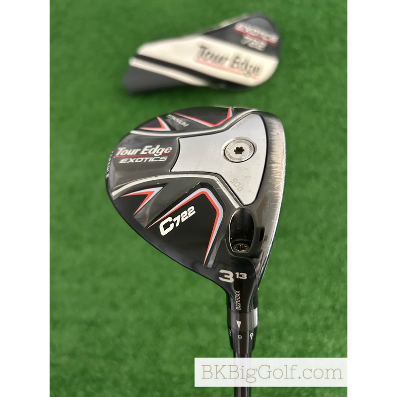Tour Edge Exotics C722 13 Degree Fairway 3 Wood w Headcover / Stiff