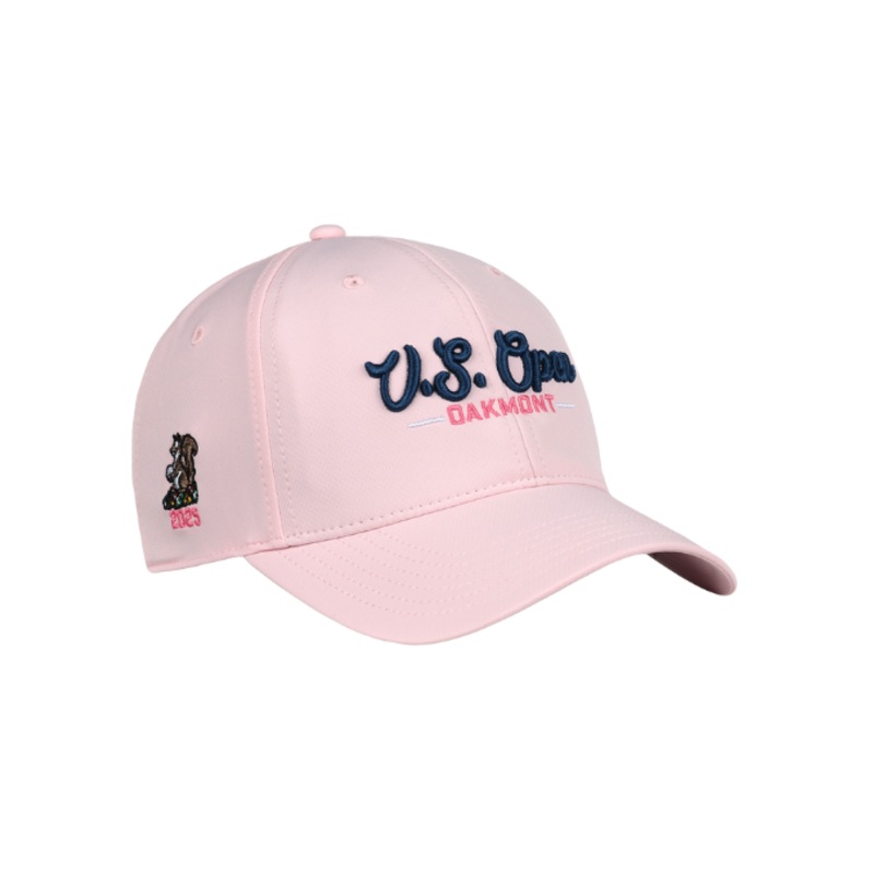 125TH U.S. Open Soft Pink Ladies Hidden Ponytail Cap