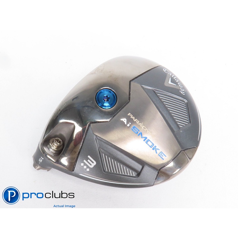 Left Handed Callaway Ai Smoke Triple Diamond 15* 3 Wood – Head Only – 429479