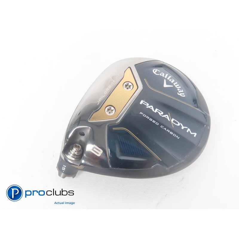 Left Handed Callaway Paradym 15* 3 Wood – Head Only – L/H – 382978