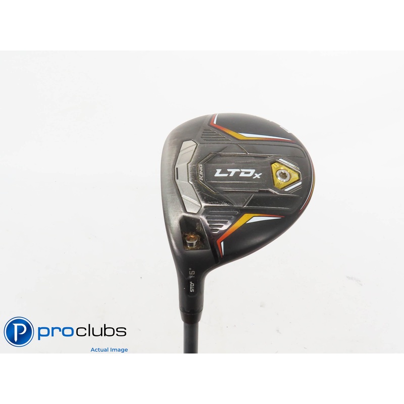 Left Handed Cobra KING LTDx 15* 3 Wood – HZRDUS Smoke iM10 Regular Flex #416390