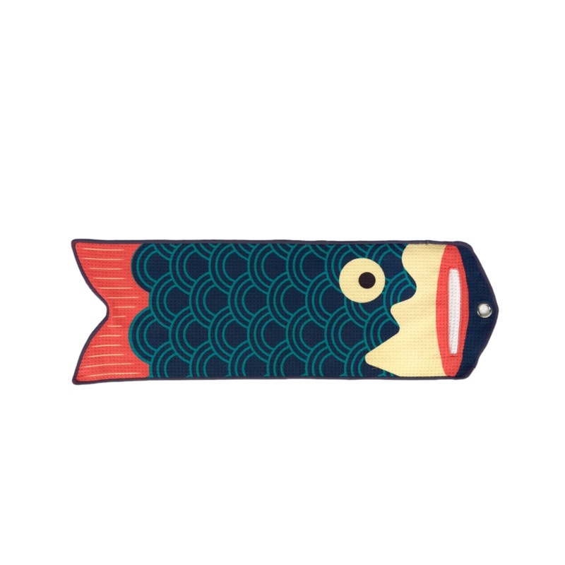 Tomo Koi Utility Towel (Blue)