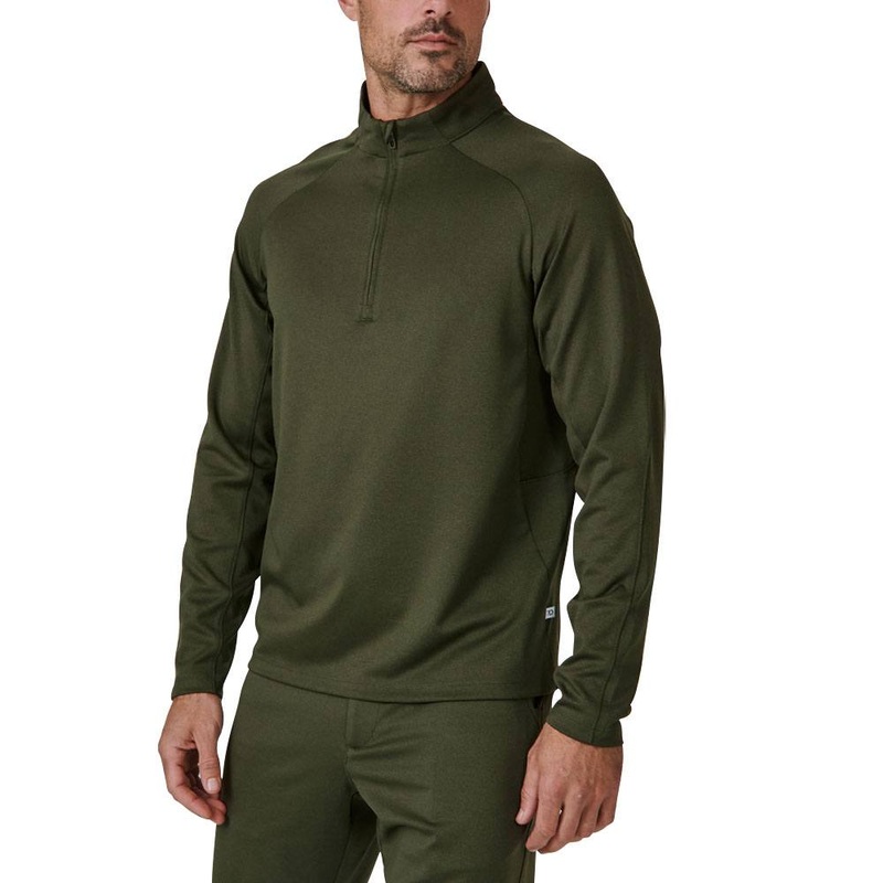 7Diamonds A-Game Quarter Zip Golf Pullover Olive – FW23 Men