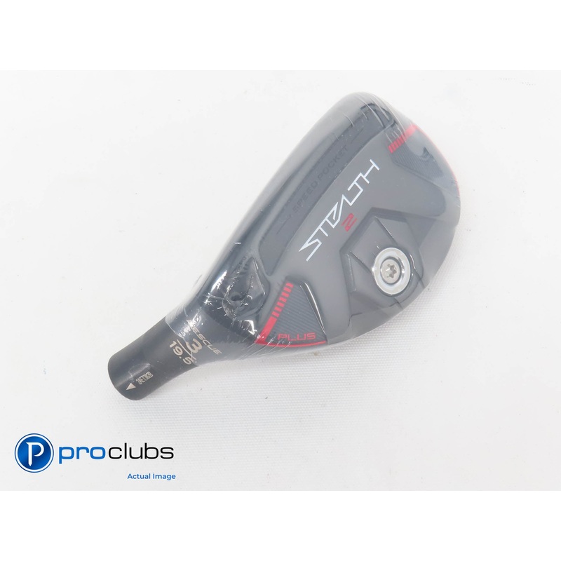 New! Left Handed TaylorMade Stealth 2 Plus+ 19.5* 3 Hybrid – Head Only – 386707