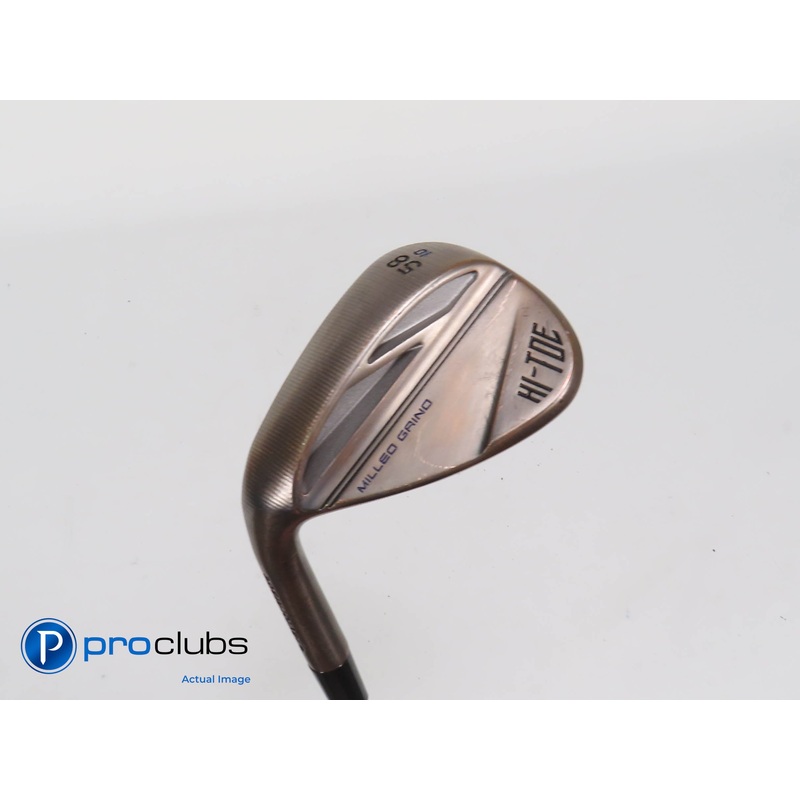 Nice Left Handed TaylorMade Milled Grind HI-TOE 58*(10*) WEDGE Wedge Flex 406097