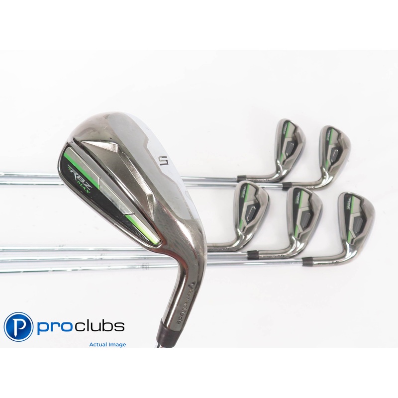 Nice TaylorMade RBZ MAX 5-PW IRON SET – True Temper Stiff Flex Steel 445959