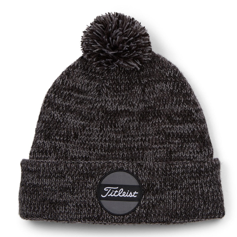 Titleist Junior Boardwalk Pom Pom Golf Beanie Hat – Grey