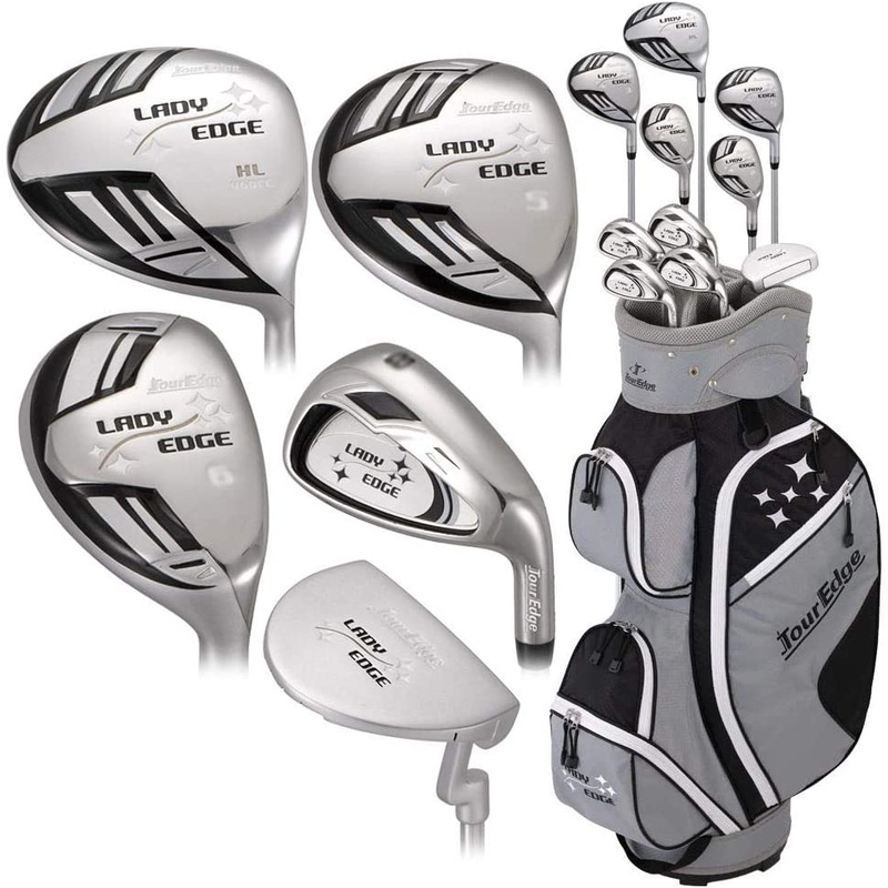 Tour Edge Lady Edge Complete Set Womens Right Hand – Black