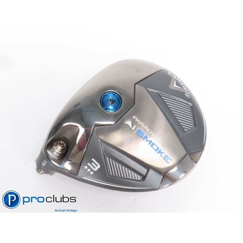 Left Handed Callaway Ai Smoke Triple Diamond 15* 3 Wood – Head Only – 429478