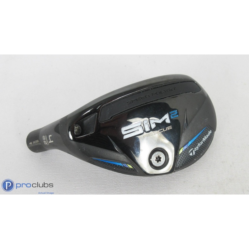 Left Handed! TaylorMade SIM2 Rescue 22* 4 Hybrid – Head Only- 385826