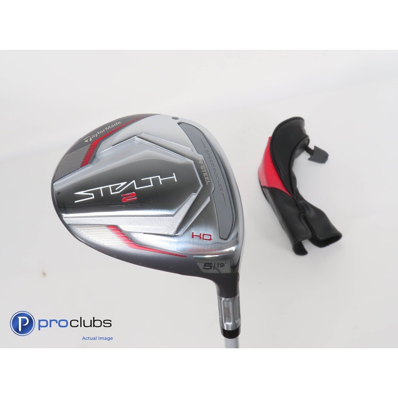 New! Ladies TaylorMade Stealth 2 HD 19* 5 Wood w/HC- Aldila Ascent Ladies 376482