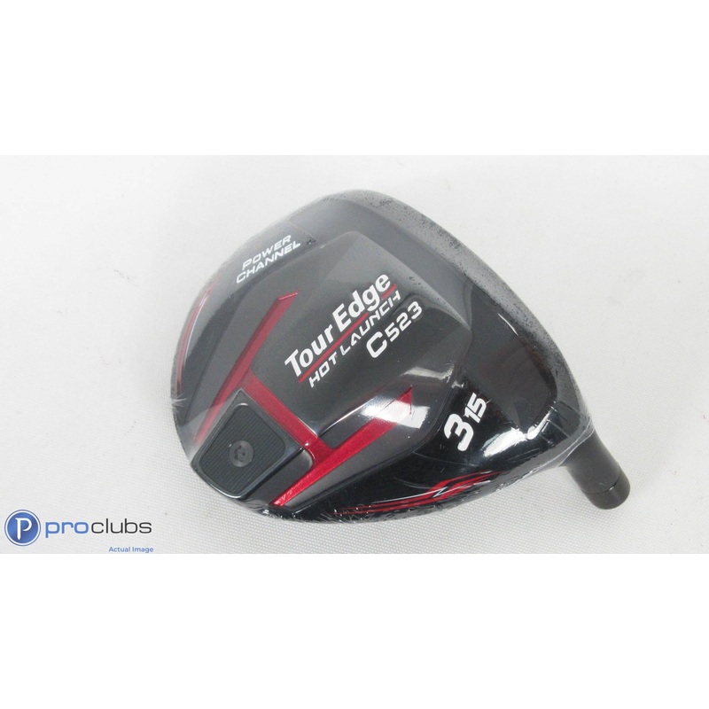 New! Tour Edge Hot Launch C523 15* 3 Wood – Head Only – 361579