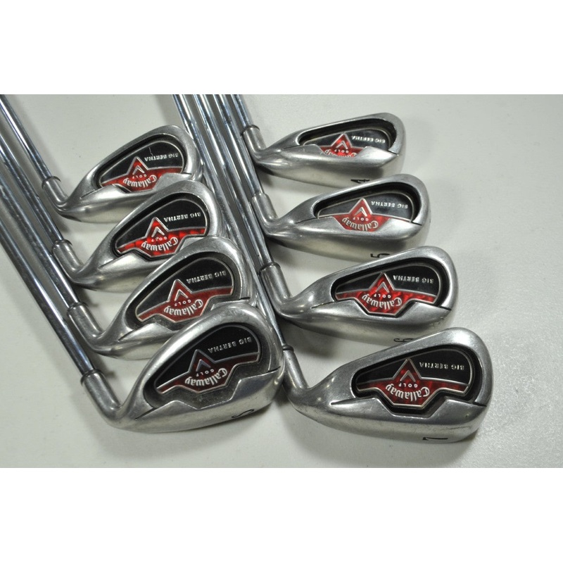 Callaway Big Bertha 2006 4-PW,SW Iron Set Right Uniflex Steel  # 198338