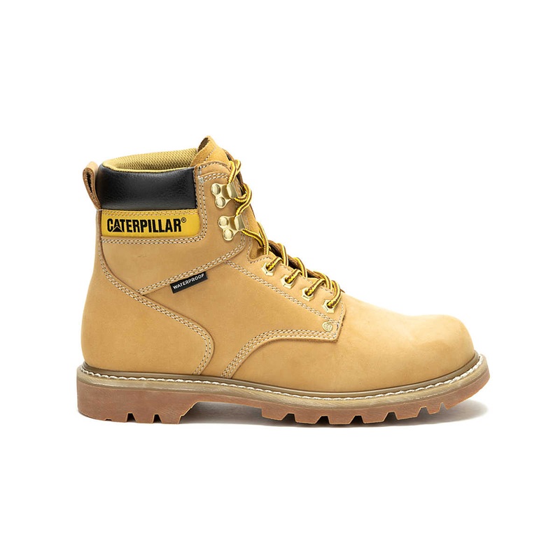 Caterpillar Men’s Second Shift Waterproof Work Boots