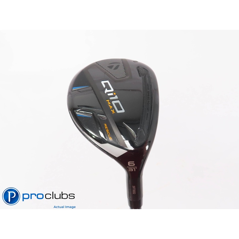 Nice! TaylorMade Qi10 MAX 31* 6 Hybrid – Ventus VeloCore Blue 8-X X-Flex 448328