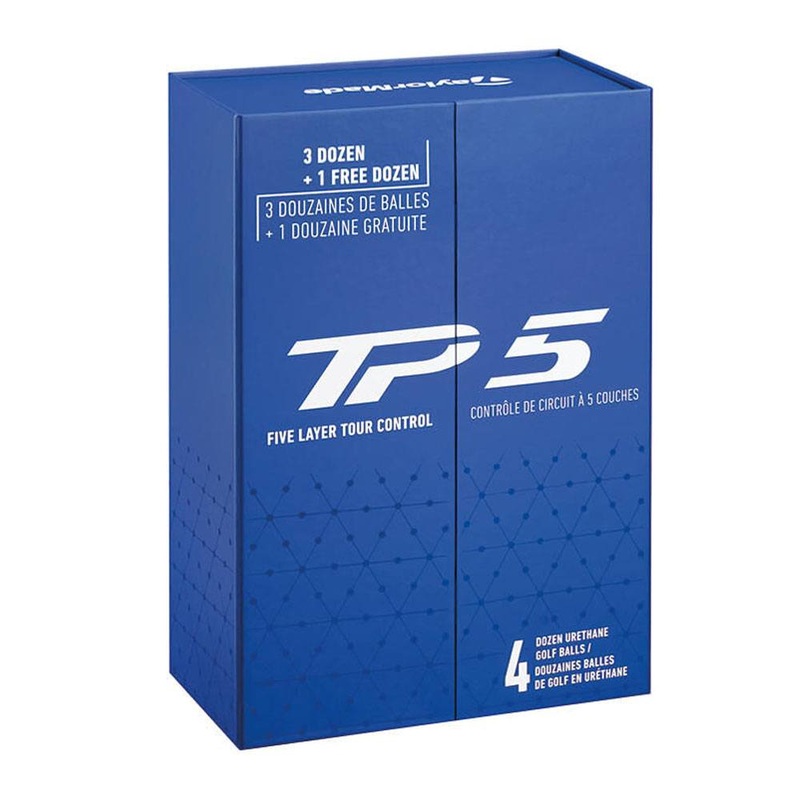 TaylorMade TP5 Golf Balls Athlete Box (Buy 3 and get 1 free)