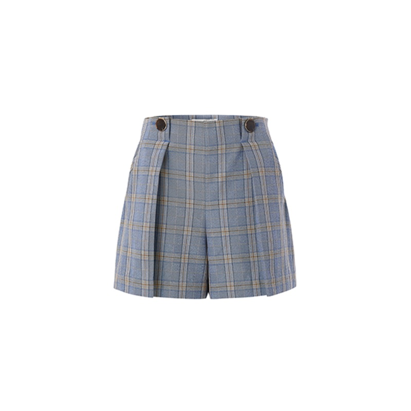 AOW Check Tuck Shorts