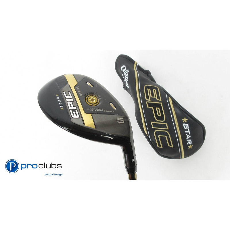 CALLAWAY EPIC MAX STAR 23* #5 HYBRID Senior Flex w/ HEADCOVER #324113